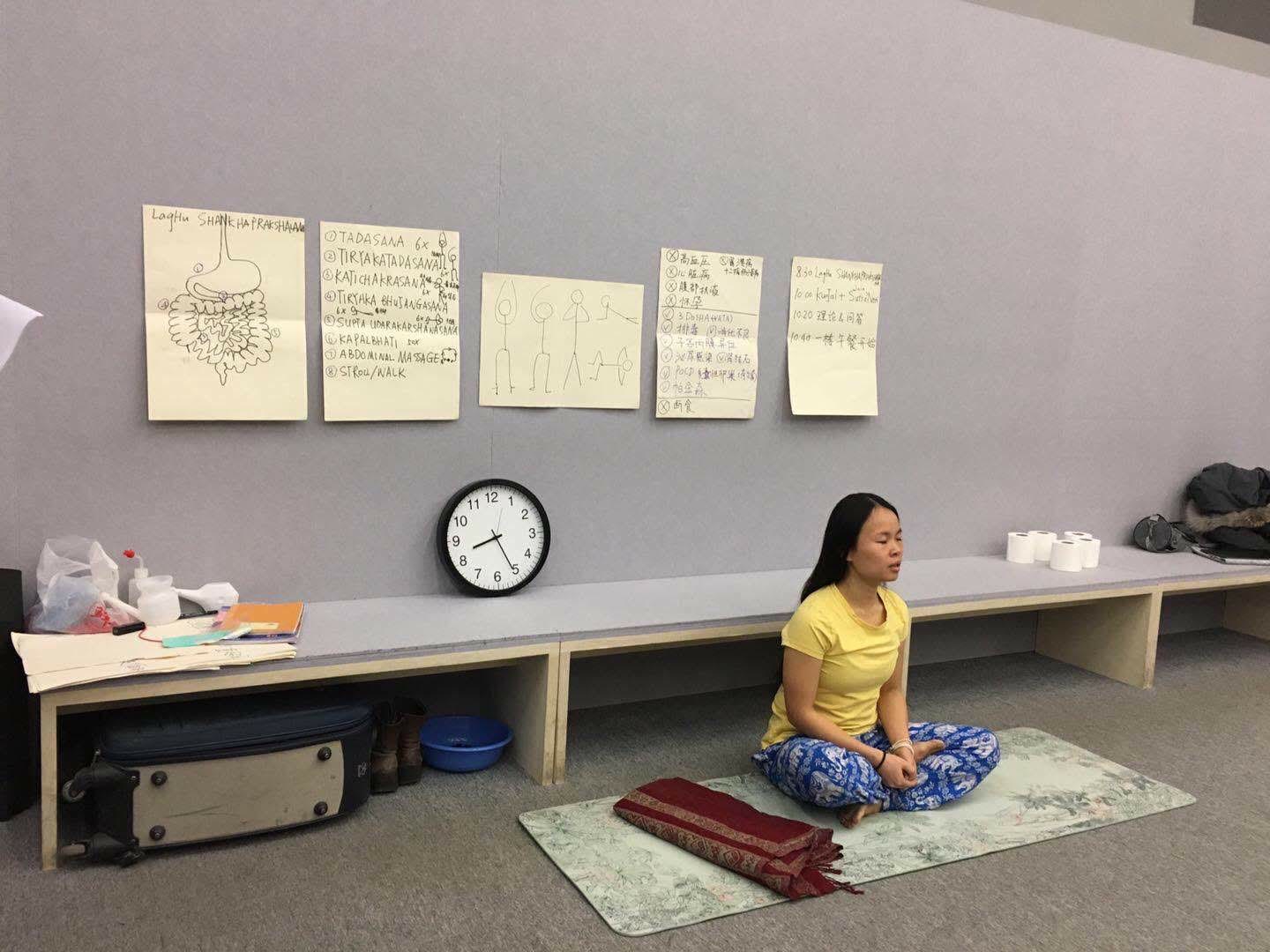Leading a morning workshop